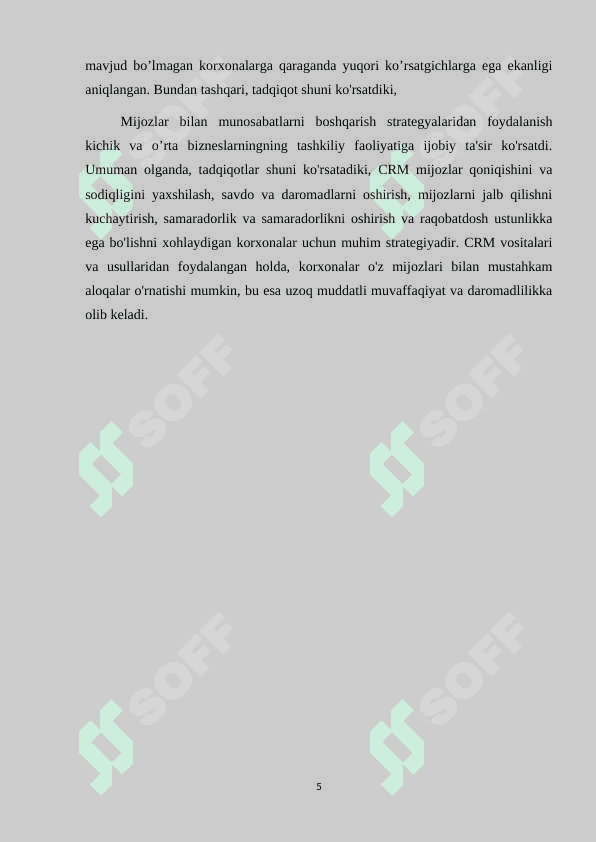 Kichik biznes uchun mijozlar bilan munosabatlarni boshqarish (CRM) tizimini yaratish 5