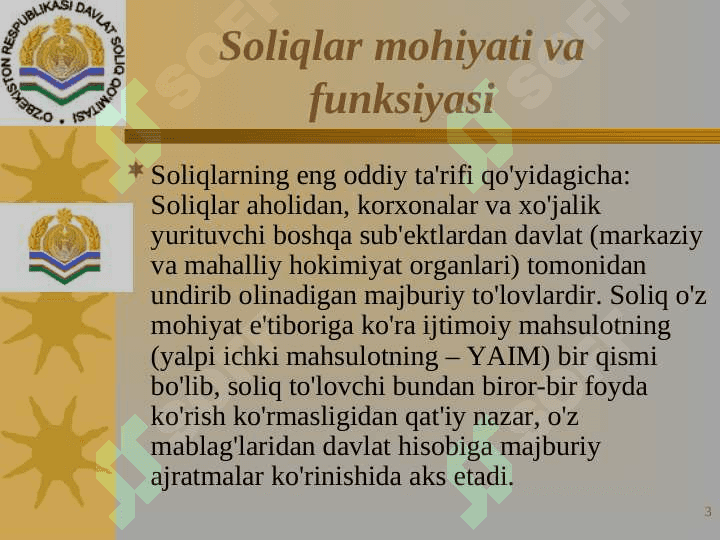 Egri va to'g'ri soliqlar 3