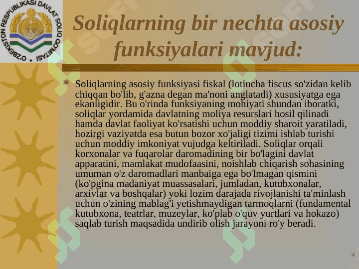 Egri va to'g'ri soliqlar 4