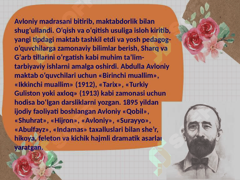 Abdulla Avloniy-ma'tifatparvar jadid. Avloniyning pedagogik qarashlari 3