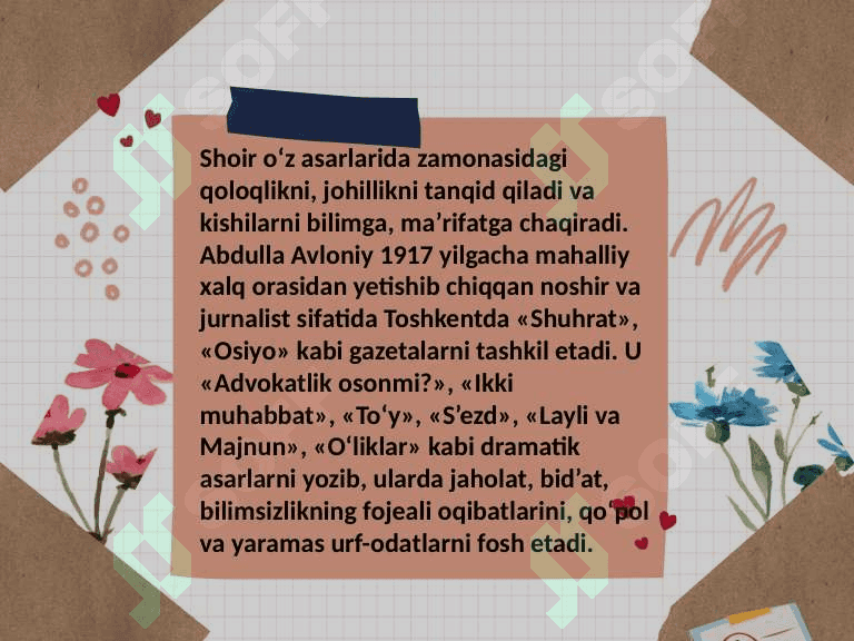 Abdulla Avloniy-ma'tifatparvar jadid. Avloniyning pedagogik qarashlari 4
