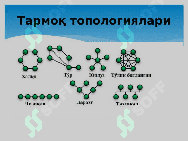 TАRMОQ TОPОLОGIYALАRI 5