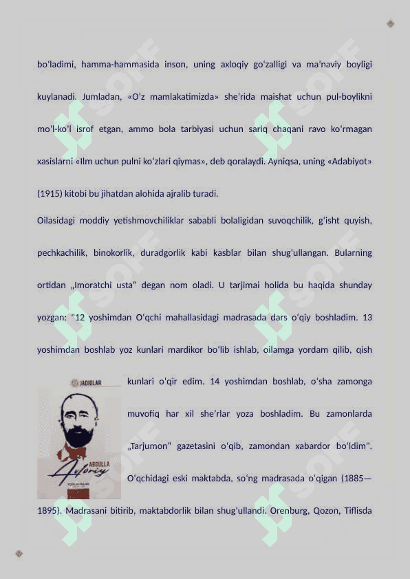 Abdulla Avloniy-buyuk ma'rifatparvar jadid. Abdulla Avloniyning pedagogik qarashlari 3