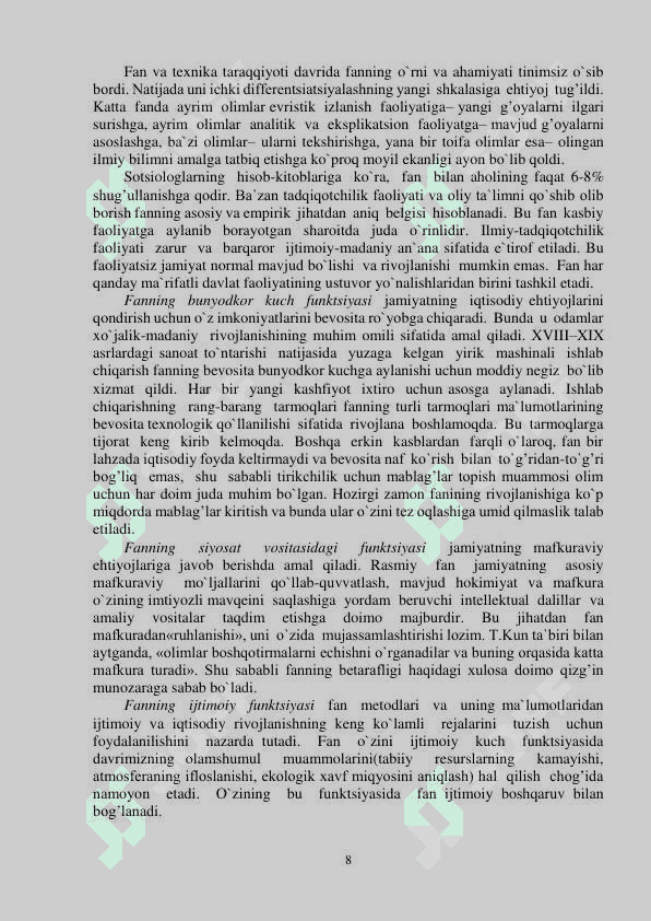 Ilmiy tadqiqot metodologiyasi 8
