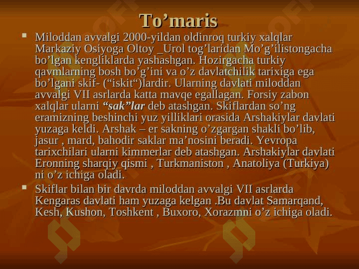 To'maris Shiroq Spitamen 4