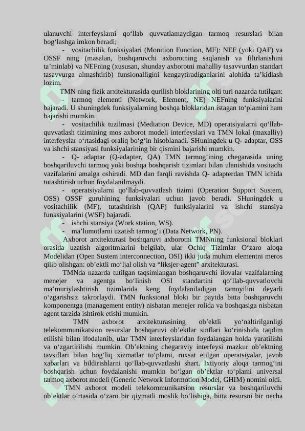 YANGI AVLOD KONVERGENT TARMOQLARDA BOSHQARUV POG‘ONASI. SOFTSWITCH NING KO‘P SATHLI ARXITEKTURASI 2