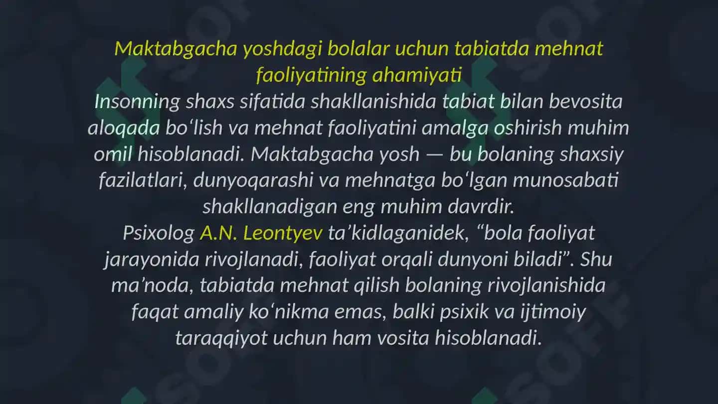 Maktabgacha yoshdagi bolalarni tabiatda mehnat shakllari 3