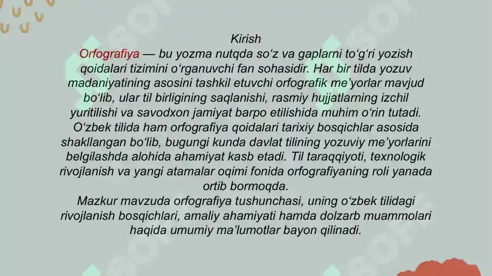 Orfografiya haqida umumiy maʼlumot 3