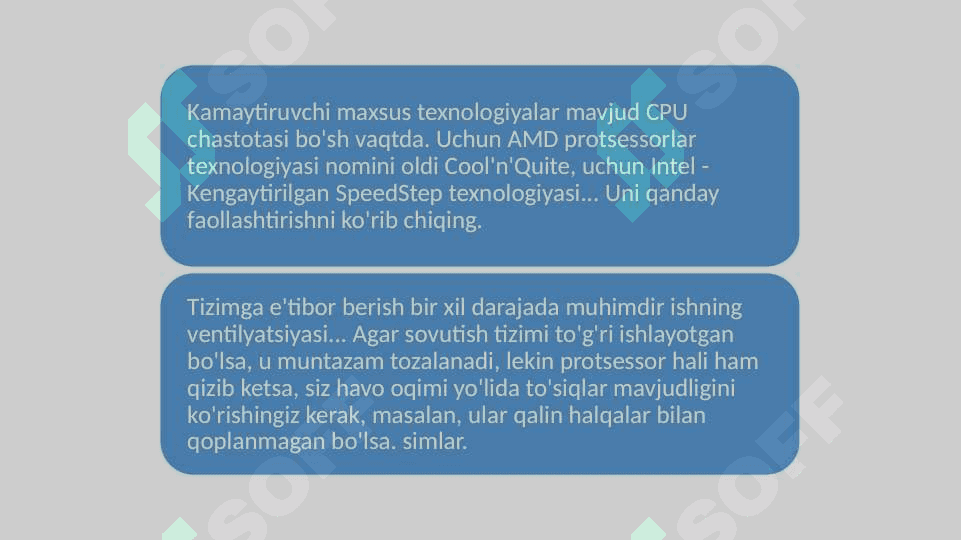Sistema blokining sovutish tizimiga texnik xizmat ko‘rsatish. mavzusiga tarqatmalar 2