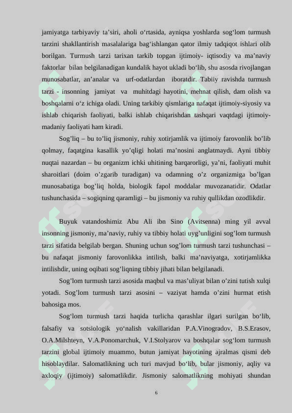 O‘smirlarda sog‘lom turmush tarzini shakllantirish 7