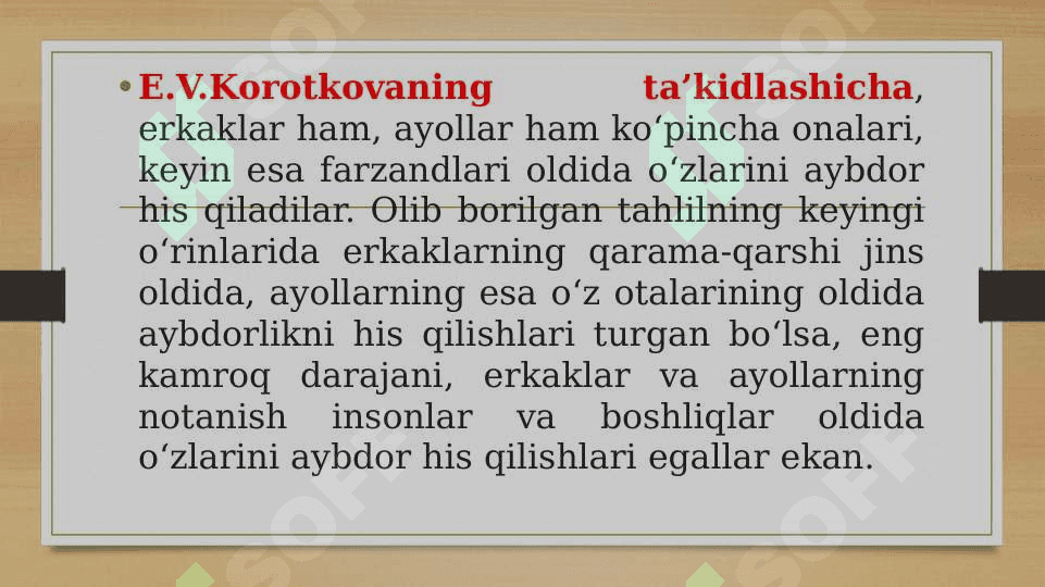 Aybdorlik xissi 6