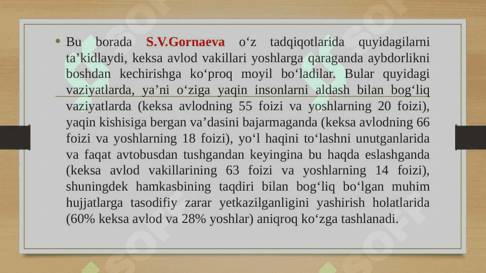 Aybdorlik xissi 8