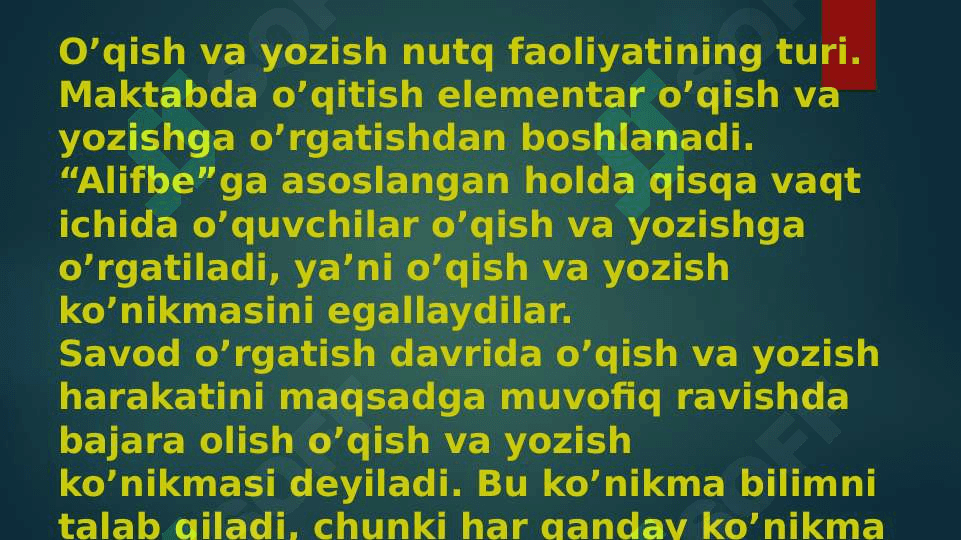 BOSHLANG'ICH TA'LIMDA YARATILGAN BARCHA ALIFBENI QIYOSIY TANQIDIY TAHLILI 2
