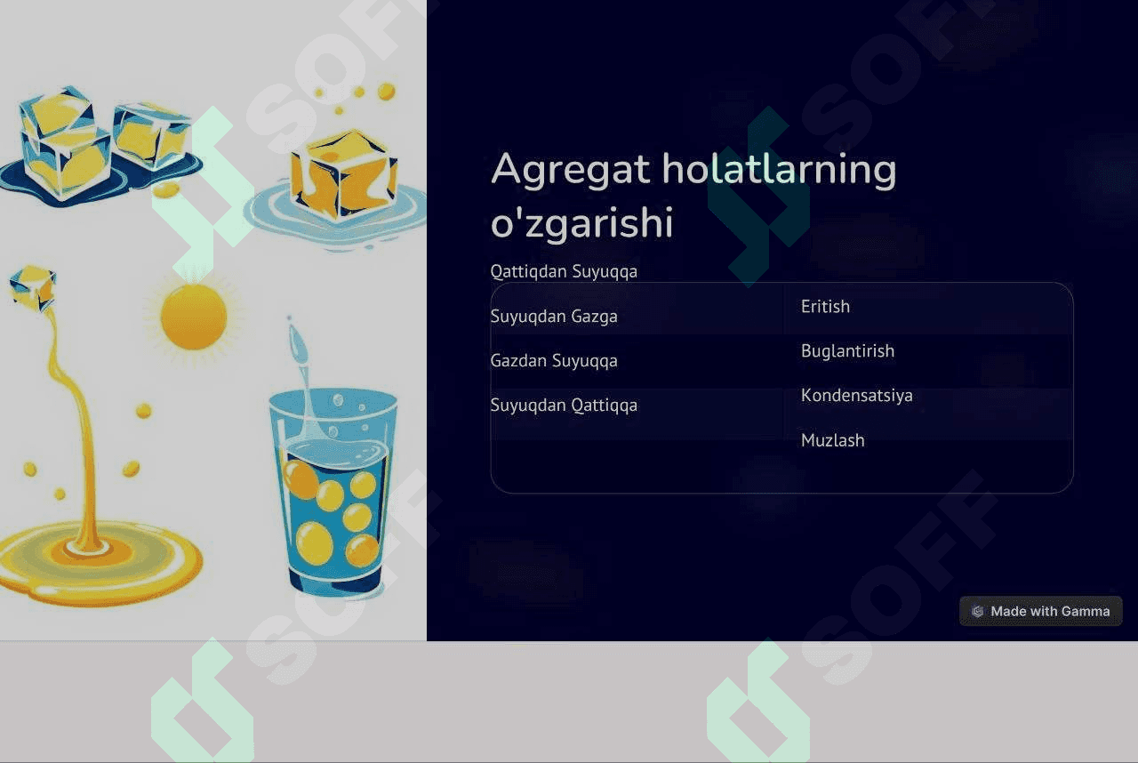 Agregat holatlar 4