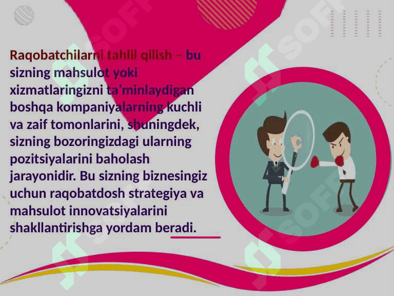 Raqobatchilar faoliyatini tahlil qilish 2