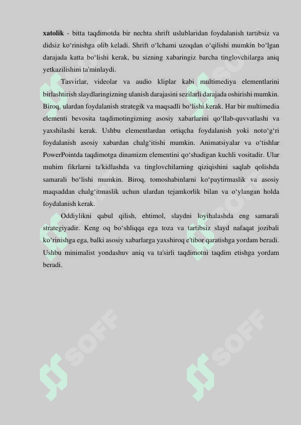 TAQDIMOTLARNI TAYYORLASH TEXNOLOGIYALARI 6