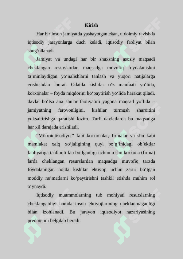 Mikroiqtisodiyotning asosiy kategoriyalari: talab va taklif 2