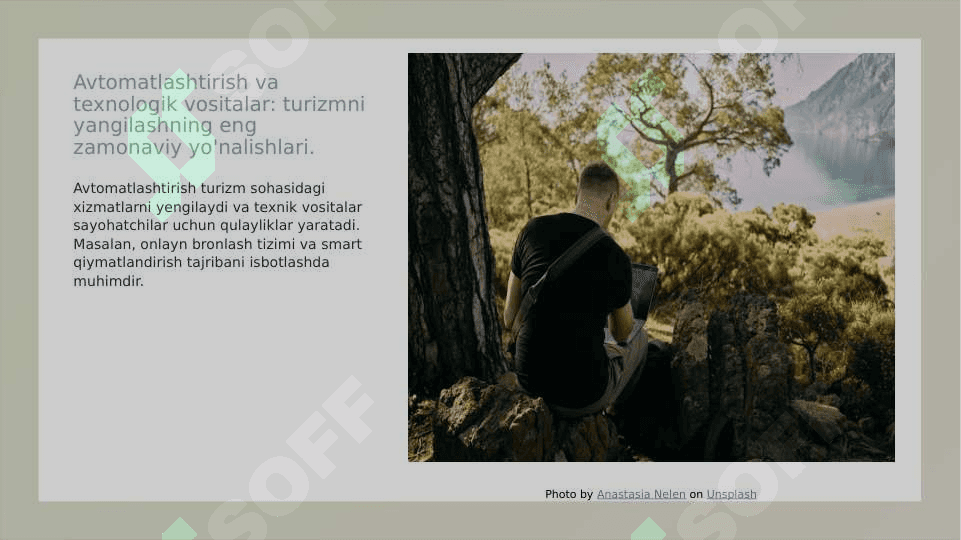 Turizm industriyasida tehnologik yangiliklarni boshqarish 4