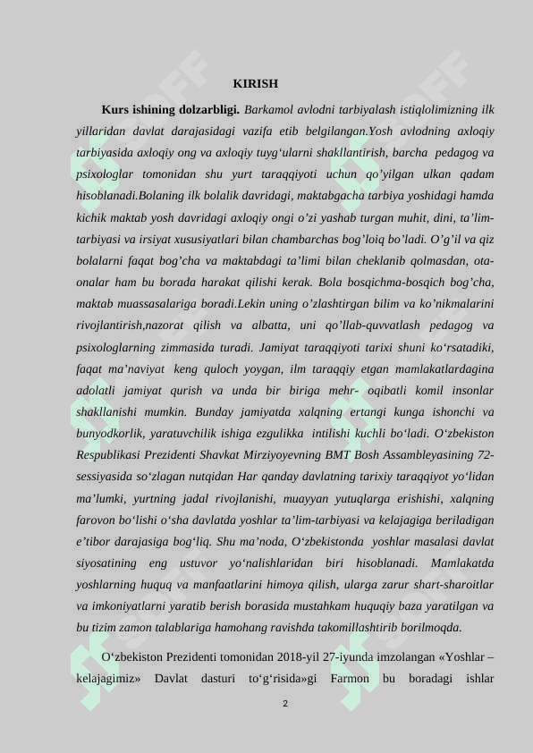 Uchinchi sinfda matematikadan tafakkurni mantiqiy fikrlashga rivojlantiruvchi ijodiy topshiriq tarzida masalalar ustida ishlash metodikasi 2