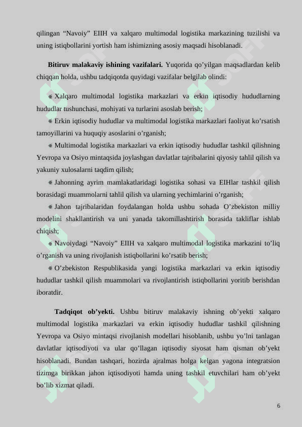 Xalqaro multimodal logistika markazlari va eih tashkil qilishning jahon amaliyoti 6