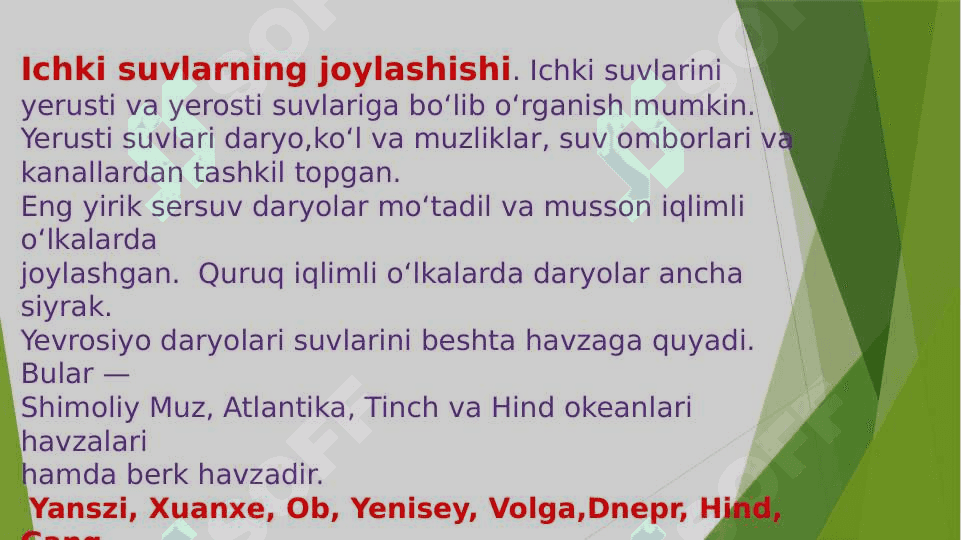 7-sinf geografiya Yevrosiyoning ichki suvlari 6