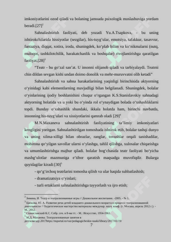 Badiiy asarni sahnalashtirish turlari va uni qo‘yib ko‘rsatish metodlari 7