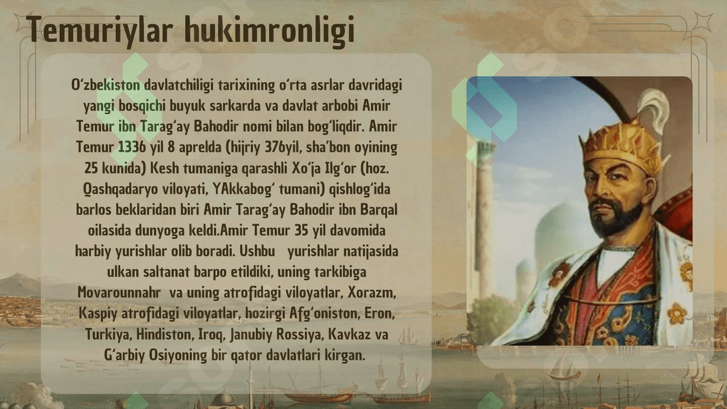 O'zbekistonda Mustaqillik g'oyalarining tarixiy asoslari 3