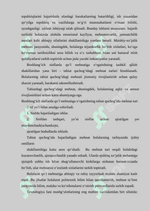 o'quvchilarga qo'l ishlarini haqida umumiy ma'lumot, qo'l ishlaridan namunalar tikish mavzusini o'qitish metodikasi 6