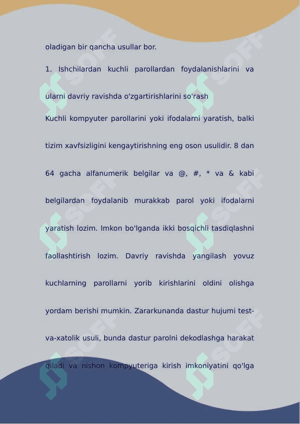 Kompyuter viruslari va ulardan himoyalanish usullari 6