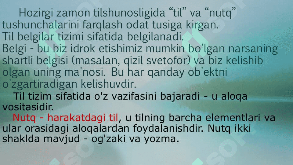 Til birliklari va nutq birliklari 3