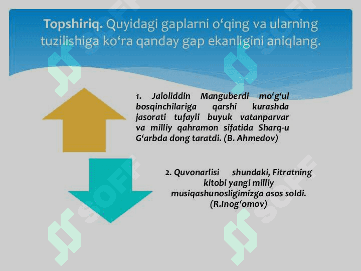 Sodda va qòshma gaplar 2