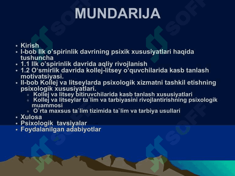 O‘rta maxsus ta‘lim tizimida psixologik xizmat 2