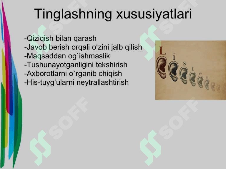 Samarali tinglash ko'nikmalari 7