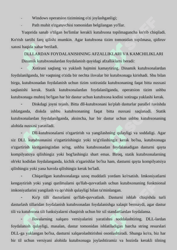 Maxsus DLL-ni amalga oshirish 4