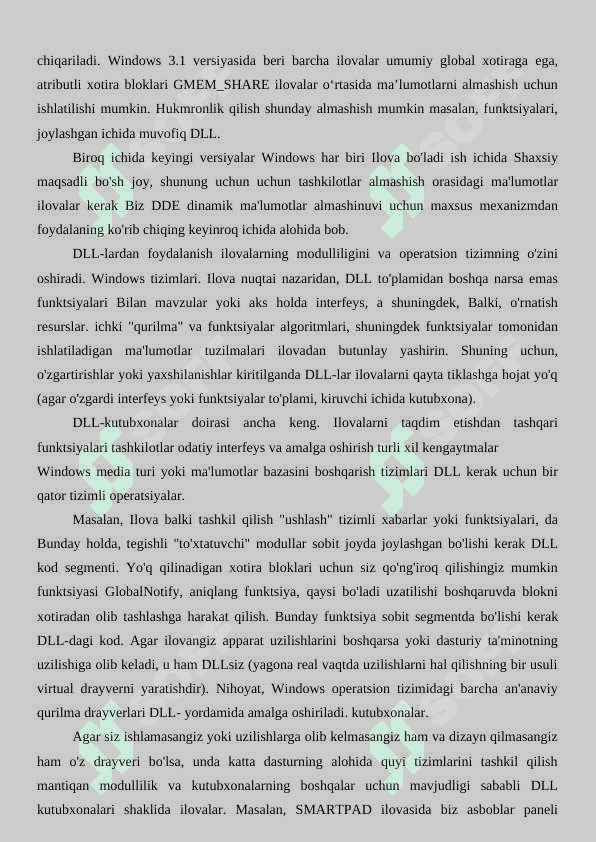 Maxsus DLL-ni amalga oshirish 8