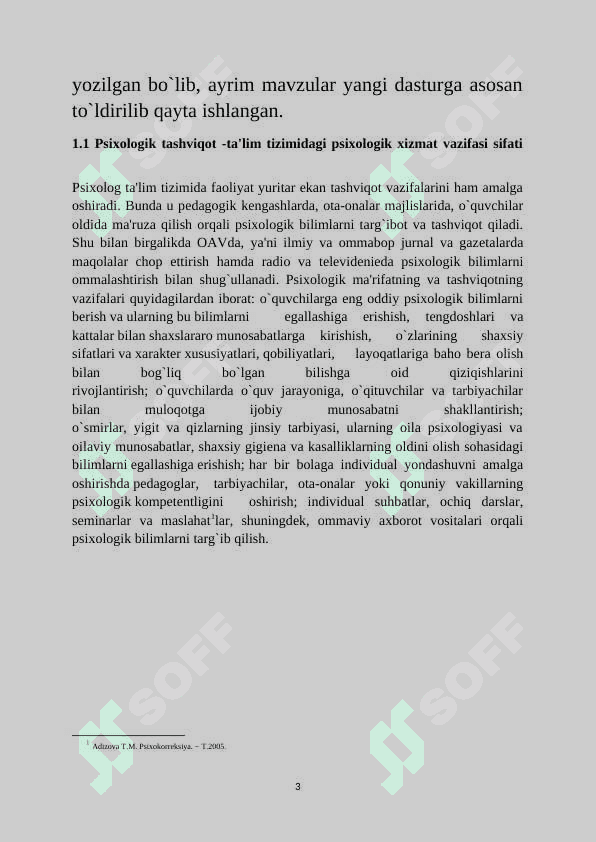 Psixodiagnostika-psixologik xizmat vazifalaridan biri sifatida 3