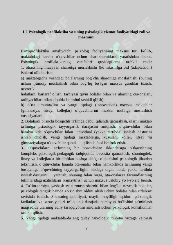 Psixodiagnostika-psixologik xizmat vazifalaridan biri sifatida 4