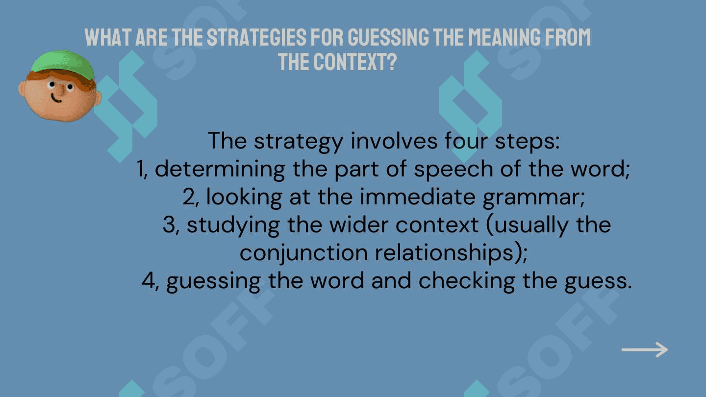 Presentation Guessing the meaning from context 3