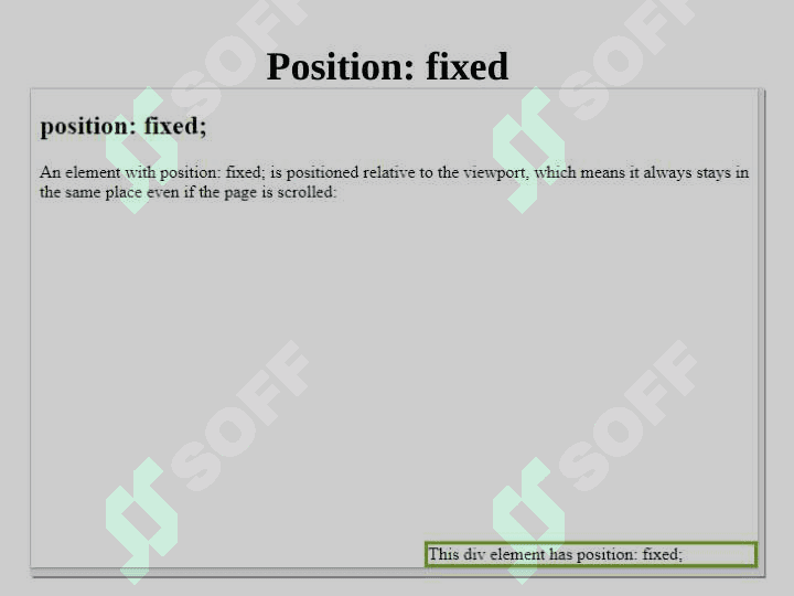 CSS display position parametrlari. Web struktura qurishda ularni ishlatilishi. transform - elementlar ustida amallar. Animasiya yaratish. 8