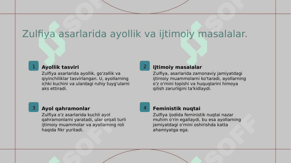 Zulfiya hayoti va ijodi 6
