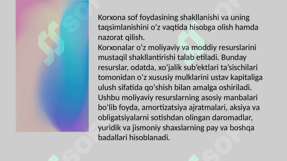 KAPITAL, MAQSADLI TUSHUMLAR VA REZERVLARNING HISOBI 7