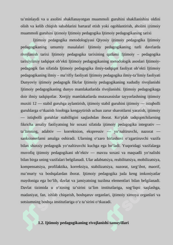 Bolalarda ijtimoiy tajribani shakllantirish metodikasi 8