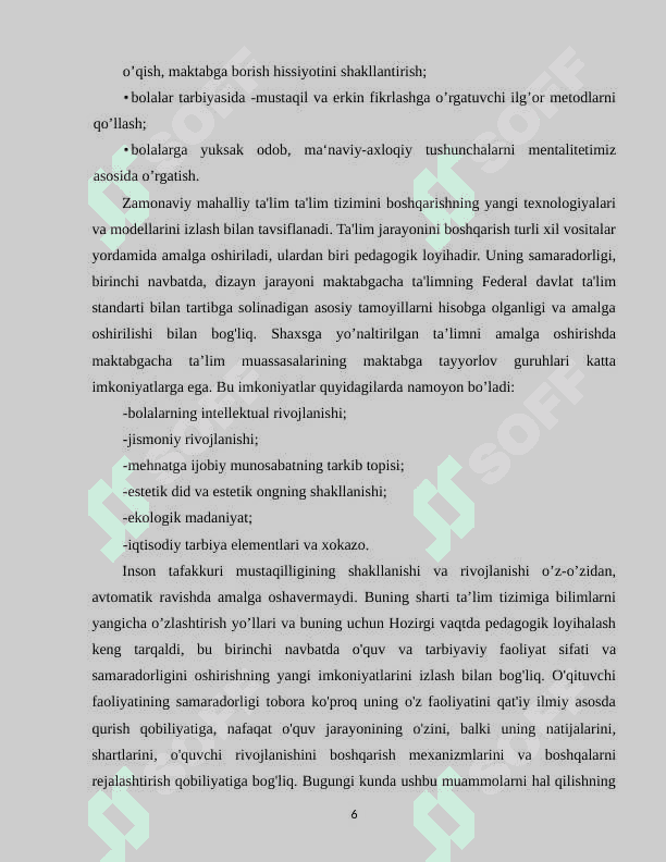 Bolani kattalar namunasida tarbiyalash 6