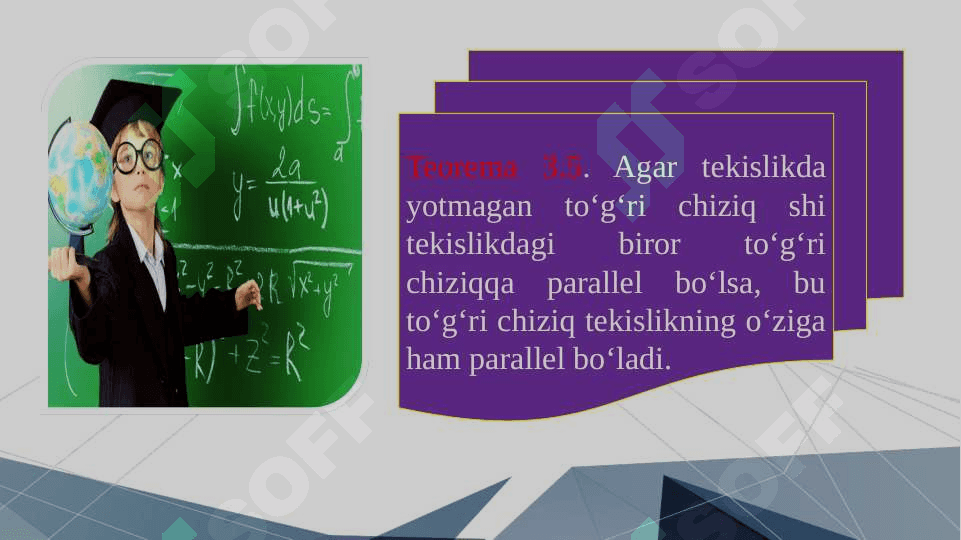 Fazoda to‘g‘ri chiziq va tekisliklarning 3