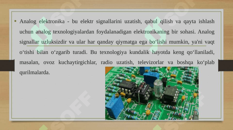 Analog elektronika 3