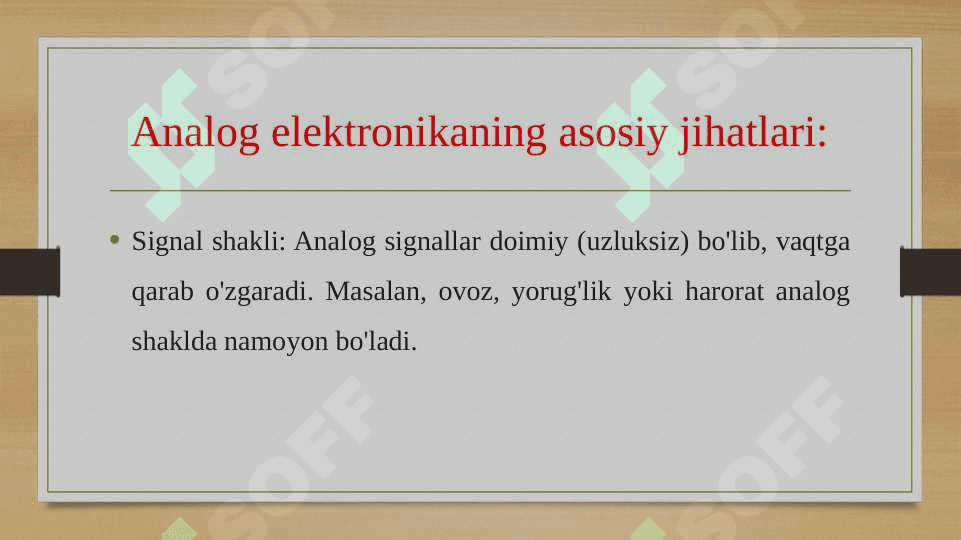 Analog elektronika 7
