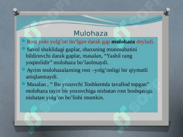 Mulohazalar 3