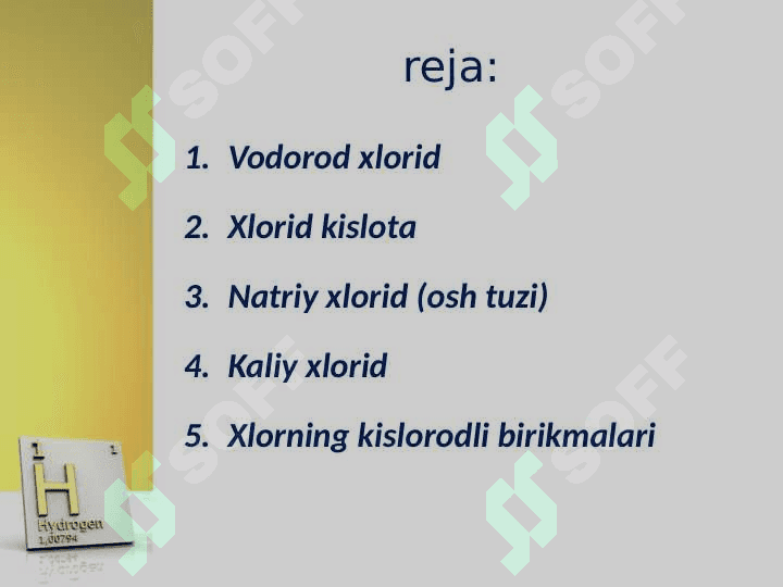 8-sinf kimyo Vodorod xlorid 2