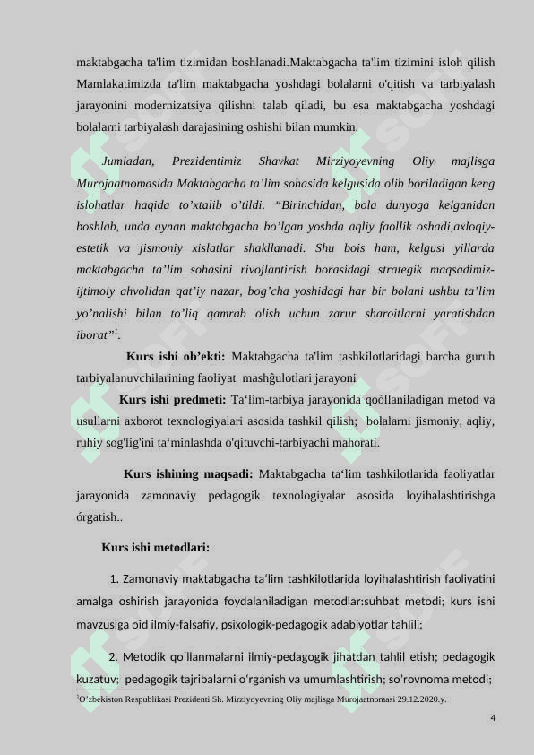 Maktabgacha taʼlim tashkilotlaridagi pedagogik faoliyatlarni loihalashtirish 4