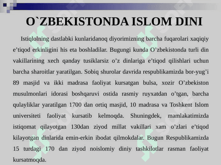 Islom dinining madaniyatga taʼsiri 4